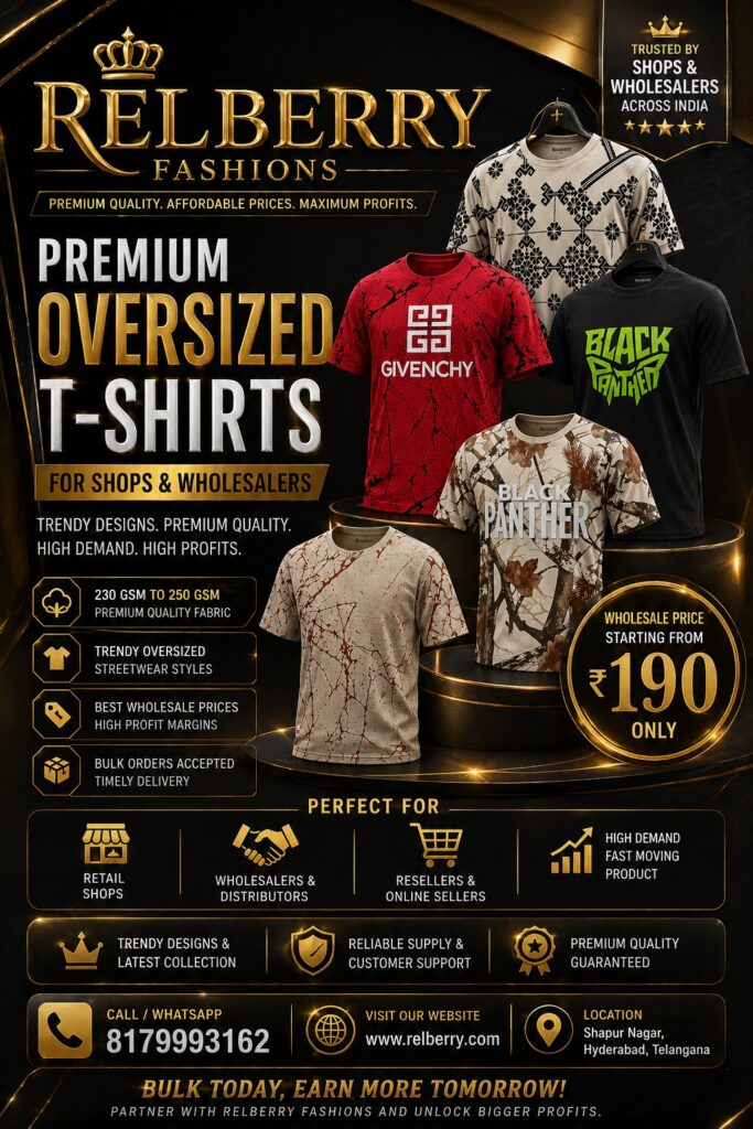Branded Promotional T Shirts Manufacturer Hyderabad
