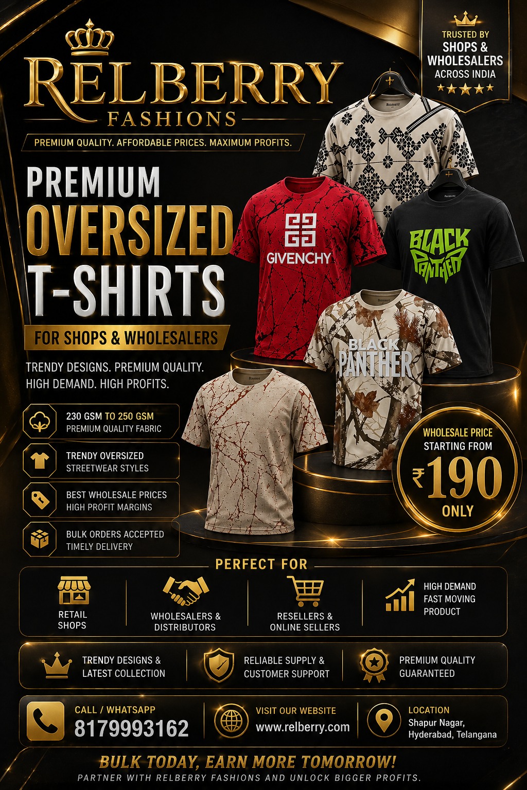 Streetwear Fashion Wholesale Supplier India | Relberry